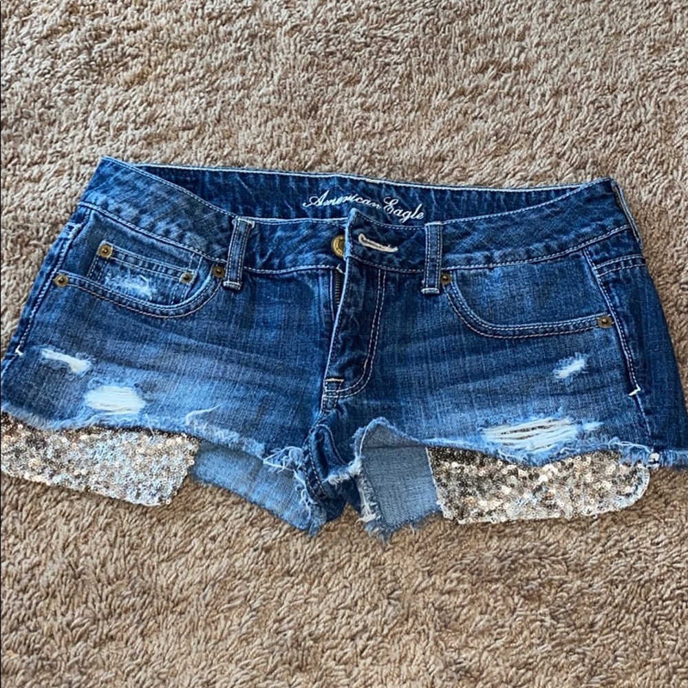 American Eagle jean shorts